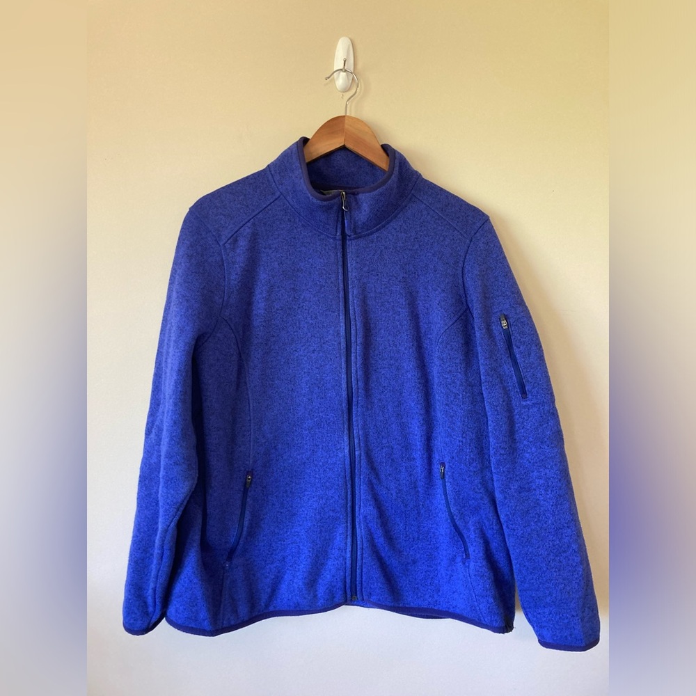 L.L. Bean Women's Purple Full-Zip Jacket